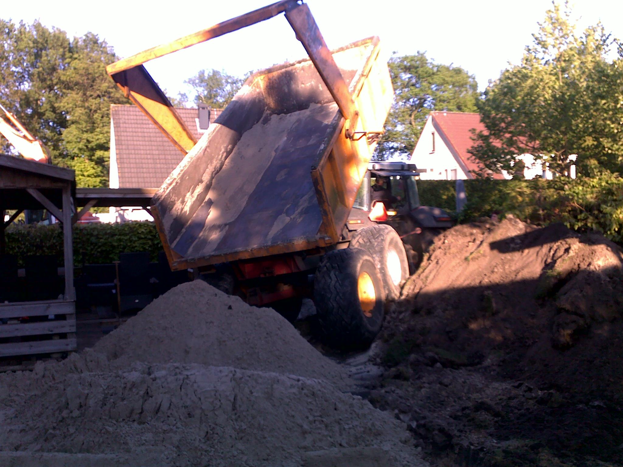 zand storten